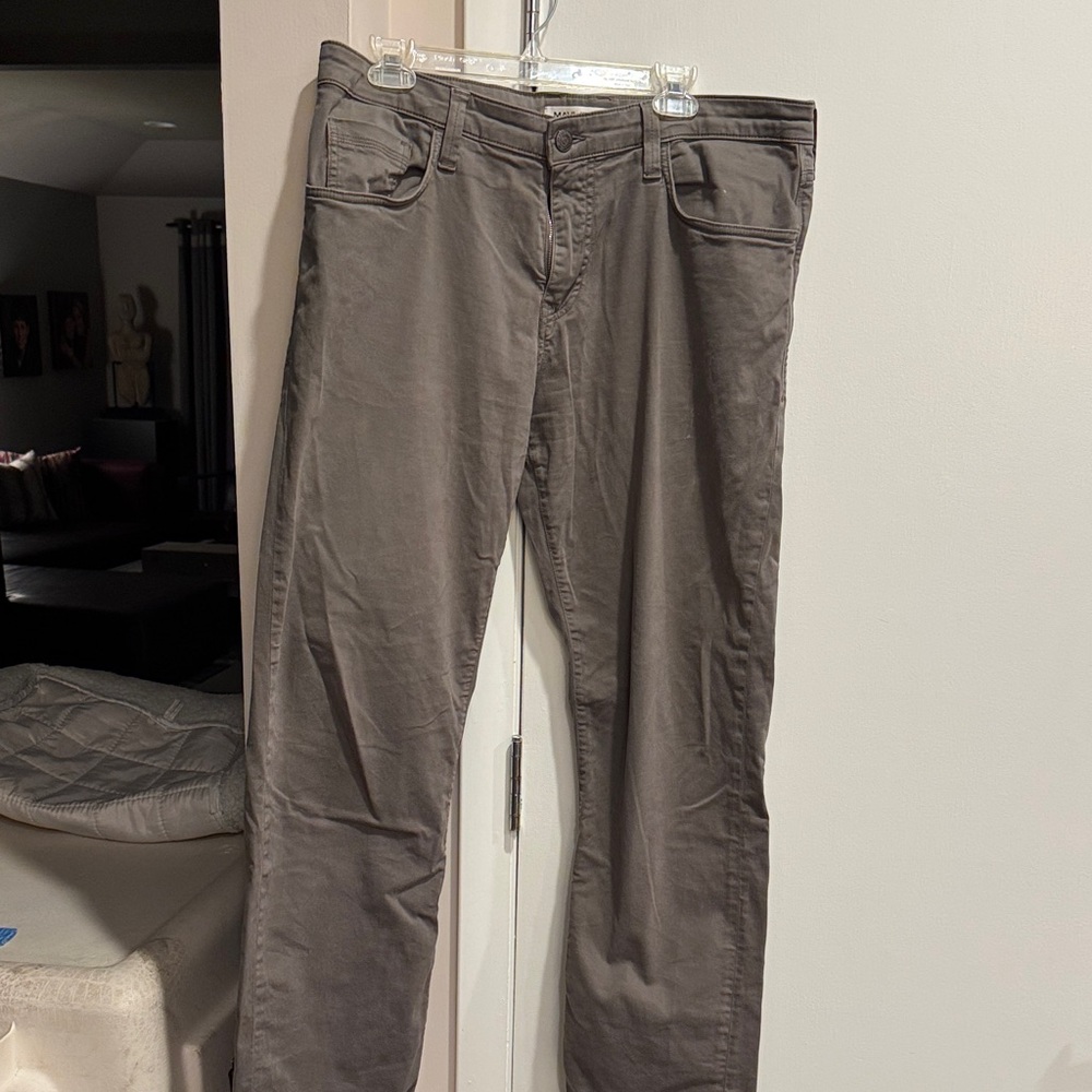 Mavi Myles Men's Straight Jeans - khaki- 36 x 32